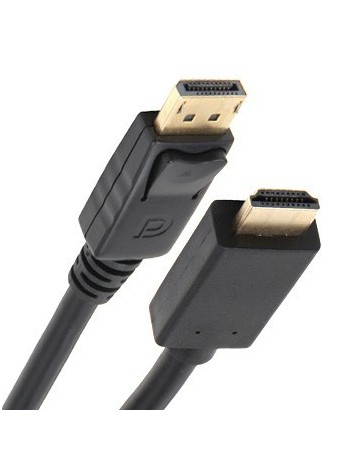 Displayport kabel naar high speed HDMI 2,0m