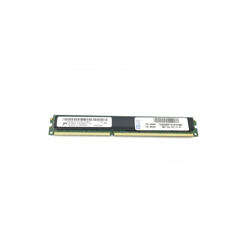 IBM 8GB DDR3 2Rx4 PC3-8500R 1066MHz 1.5V ECC Reg VLP - Refurbished