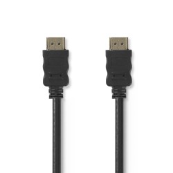 High Speed HDMI - kabel met Ethernet  HDMI-connecto Zwart