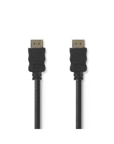 High Speed HDMI - kabel met Ethernet  HDMI-connecto Zwart