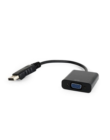 DisplayPort 1.1 naar VGA adapter zwart - 0,15 meter