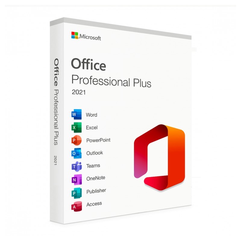 Microsoft Office 2021 Professional Plus license Nieuw