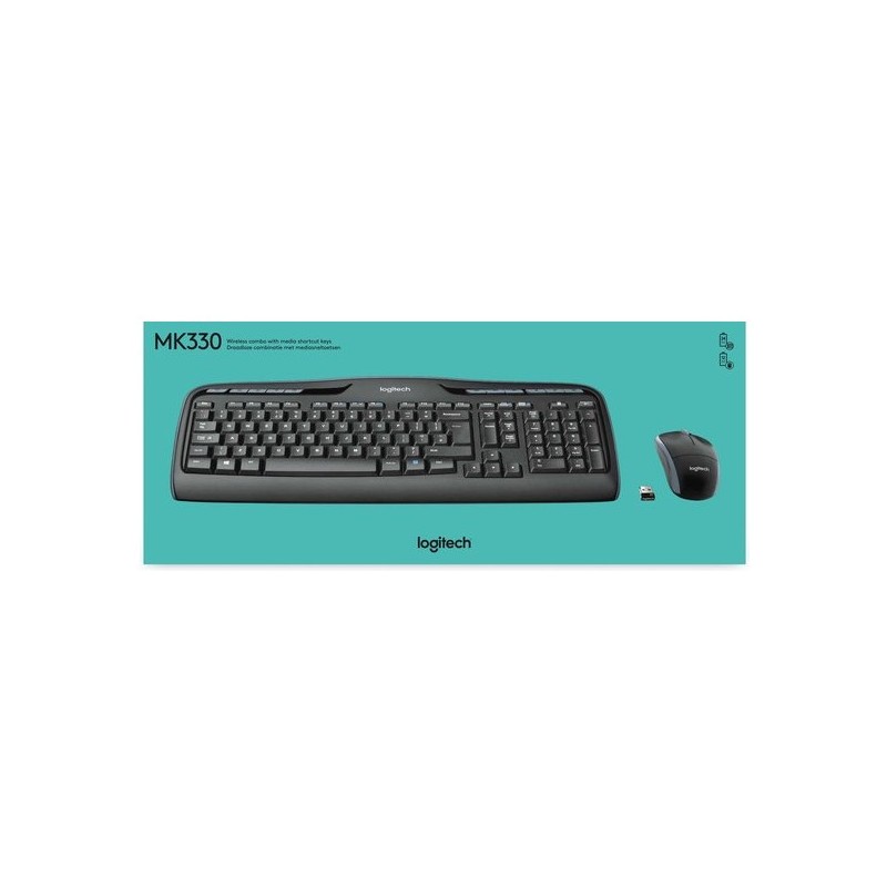 Logitech Ret. Wireless Combo Desktop MK330