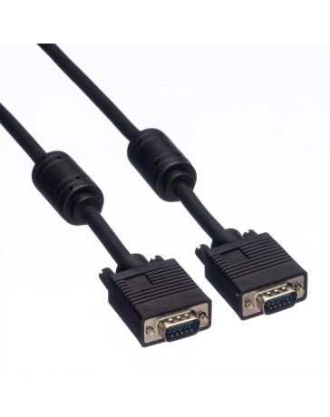 Roline HQ VGA kabel HD15 M/M 30,0m Zwart