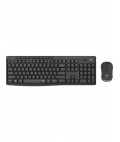 Logitech MK295 Silent Wireless Combo toetsenbord RF Draadloos QWERTY US International Zwart