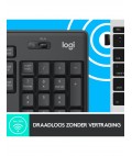 Logitech MK295 Silent Wireless Combo toetsenbord RF Draadloos QWERTY US International Zwart